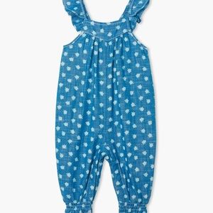 18-24 Month chambray romper overalls NWT